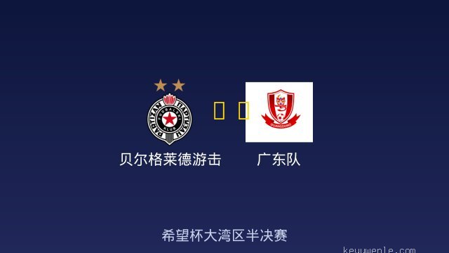 贝尔格莱德游击 vs 广东队 全场录像
