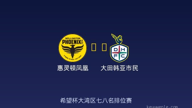 惠灵顿凤凰 vs 大田韩亚市民 全场录像